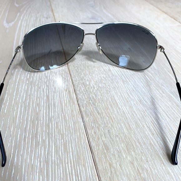 RayBan aviator silver grey sunglasses case& cloth - Picture 4 of 9